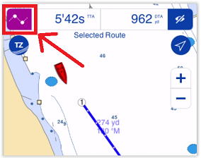 Active Route button
