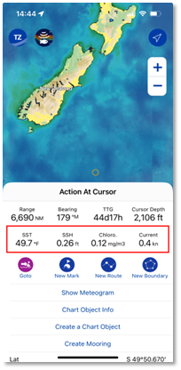 Cursor information Cursor information