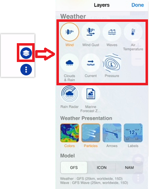 Weather layers